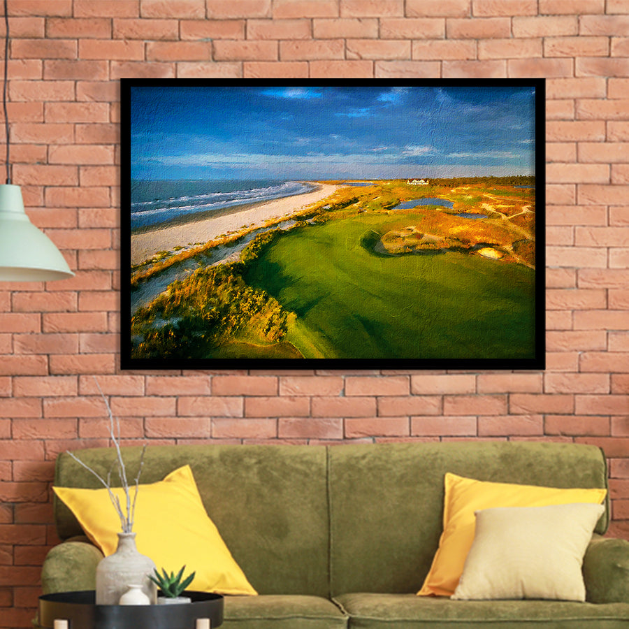 Kiawah Island Golf Resort Ocean Course, South Carolina V1, Golf Art, Gift for him, Framed Art Prints Wall Decor