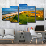 Kiawah Island Golf Resort Ocean Course, South Carolina V1, Golf Art Print, Mixed 5 Panel, Canvas Prints Wall Art