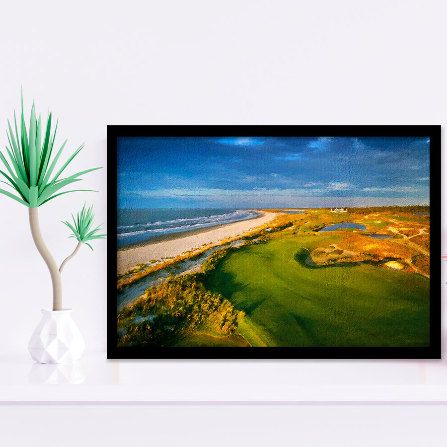 Kiawah Island Golf Resort Ocean Course, South Carolina V1, Golf Art, Gift for him, Framed Art Prints Wall Decor