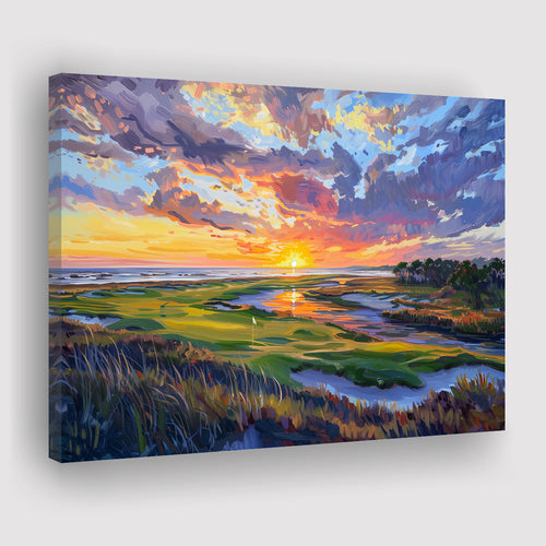 Kiawah Island Golf Resort V1, Golf Art Print, Gift for him, Canvas Prints Wall Art