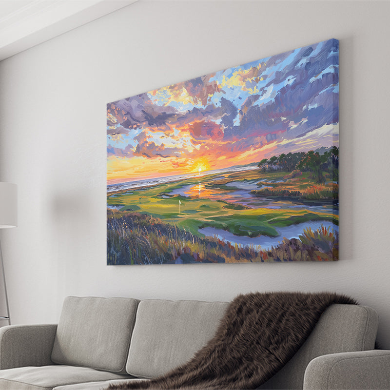 Kiawah Island Golf Resort V1, Golf Art Print, Gift for him, Canvas Prints Wall Art