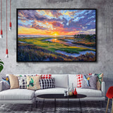 Kiawah Island Golf Resort V1, Golf Art Print, Gift for him, Framed Canvas Prints Wall Art