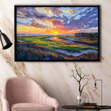 Kiawah Island Golf Resort V1, Golf Art Print, Gift for him, Framed Canvas Prints Wall Art