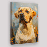 Labrador Retrieve Dog Portrait Art Painting, Canvas Prints Wall Art Decor, Painting Canvas