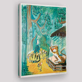 Madeline Print At The Zoo By Ludwig Bemelmans Canvas Art Painting, Canvas Painting, Canvas Print Wall Art Decor