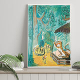 Madeline Print At The Zoo By Ludwig Bemelmans Canvas Art Painting, Canvas Painting, Canvas Print Wall Art Decor