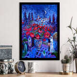 Vintage Exhibition Painting, Marc Chagall Exhibition,Framed Art Prints Wall Decor, Picture Framed
