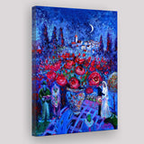Vintage Exhibition Painting, Marc Chagall Exhibition, Canvas Painting, Canvas Print Wall Art Decor