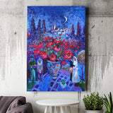 Vintage Exhibition Painting, Marc Chagall Exhibition, Canvas Painting, Canvas Print Wall Art Decor