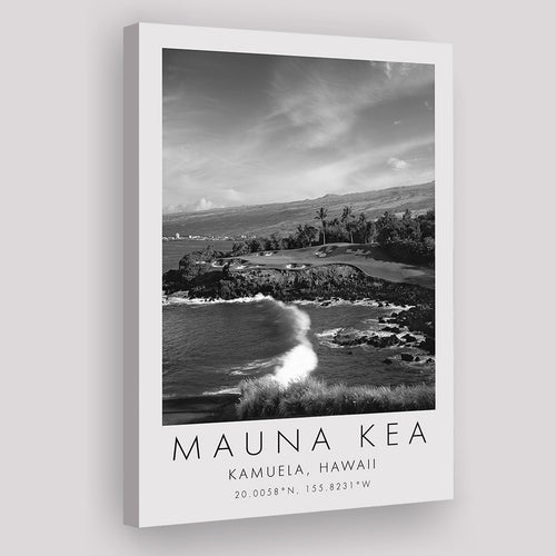 Mauna Kea Golf Course Hole 03, Hawaii, Golf Art Print, Gift for him, Canvas Print Wall Art