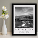 Mauna Kea Golf Course Hole 03, Hawaii, Golf Art, Gift for him, Framed Art Print Wall Decor