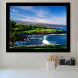 Mauna Kea Golf Course Hole 03, Hawaii, Golf Art, Gift for him, Framed Art Prints Wall Decor