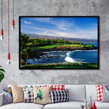 Mauna Kea Golf Course Hole 03, Hawaii, Golf Art, Gift for him, Framed Art Prints Wall Decor
