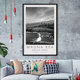 Mauna Kea Golf Course Hole 03, Hawaii, Golf Art, Gift for him, Framed Art Print Wall Decor