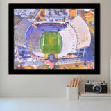 Memorial Stadium Clemson WaterColor Framed Art Prints, Pickens County South Carolina Watercolor, Stadium Art Gifts