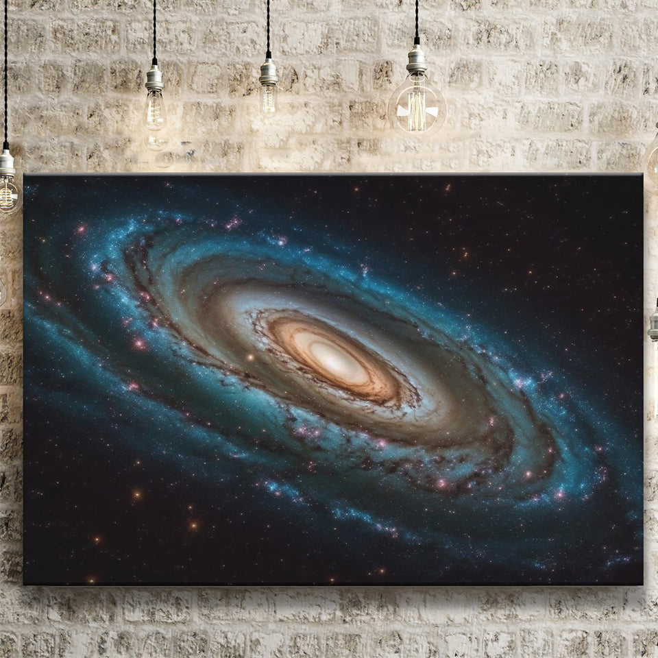 Milky Way Galaxy Photography, Astrophotography Canvas Print, Canvas Print Wall Art Decor, Landscape Art Print