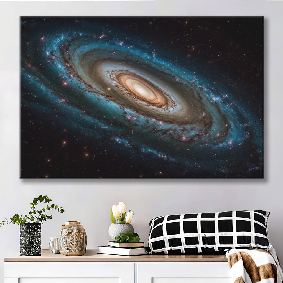 Milky Way Galaxy Photography, Astrophotography Canvas Print, Canvas Print Wall Art Decor, Landscape Art Print