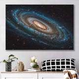 Milky Way Galaxy Photography, Astrophotography Canvas Print, Canvas Print Wall Art Decor, Landscape Art Print