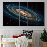 Milky Way Galaxy Photography, Astrophotography Canvas Print, Extra Large Multi 5 Panel Canvas Print Wall Art Decor