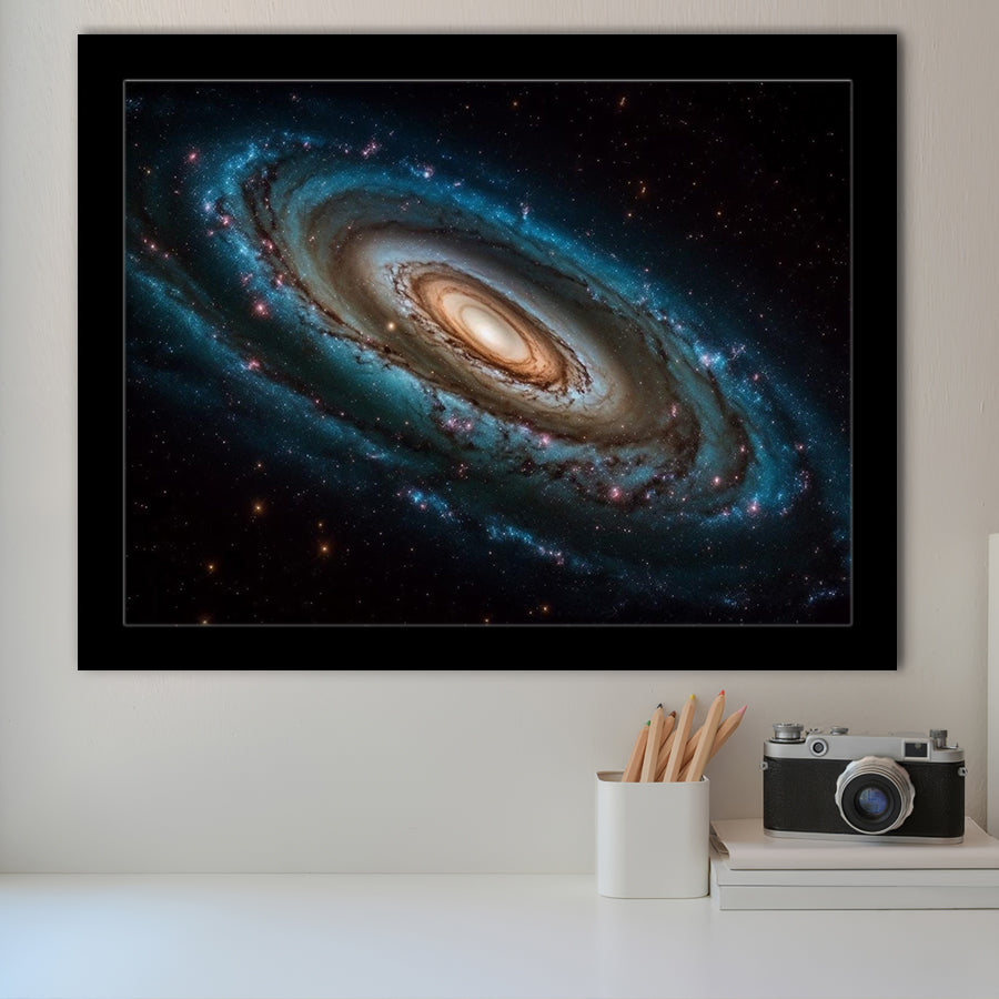Milky Way Galaxy Photography, Astrophotography Print, Framed Art Print Wall Decor, Framed Picture