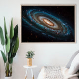 Milky Way Galaxy Photography, Astrophotography Canvas Print, Framed Canvas Print Wall Art Decor,Floating Frame