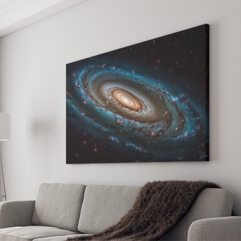 Milky Way Galaxy Photography, Astrophotography Canvas Print, Canvas Print Wall Art Decor, Landscape Art Print