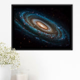 Milky Way Galaxy Photography, Astrophotography Canvas Print, Framed Canvas Print Wall Art Decor,Floating Frame