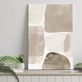 Minimalist Abstract Tonal Fluidity Art Print Modern Neutral Wall Art Home Decor, Canvas Print Wall Art, Wall Decor