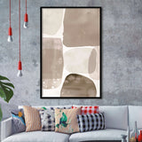 Minimalist Abstract Tonal Fluidity Art Print Modern Neutral Wall Art Home Decor, Framed Art Print, Fine Art Wall Decor