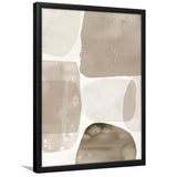 Minimalist Abstract Tonal Fluidity Art Print Modern Neutral Wall Art Home Decor, Framed Art Print, Fine Art Wall Decor