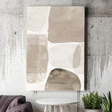 Minimalist Abstract Tonal Fluidity Art Print Modern Neutral Wall Art Home Decor, Canvas Print Wall Art, Wall Decor