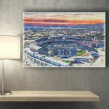 Nationals Park WaterColor Canvas Prints, Washington, D.C. Baseball Watercolor, Stadium Art Gifts