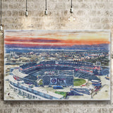 Nationals Park WaterColor Canvas Prints, Washington, D.C. Baseball Watercolor, Stadium Art Gifts
