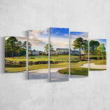Mid South Golf Course 5 Panels Mixed Canvas Print