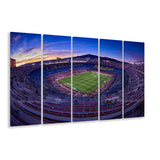 Barcelona Spain Camp Nou, Stadium Canvas, Sport Art, Gift for him, Multi Panels B, Canvas Prints Wall Art Decor