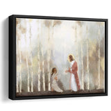 My Own Sacred Grove God Comes To Women Framed Canvas Prints Wall Art - Painting Canvas, Floating Frame, Wall Decor