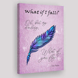 What If I Fall Oh But My Darling What If You Fly Canvas Prints Wall Art - Painting Canvas, Wall Decor, Painting Prints