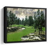 Pinehurst Course Number 2 Golf Courses, Golf Art Print, Framed Canvas Prints Wall Art Decor, Floating Frame