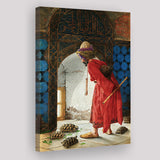 The Tortoise Trainer, Osman Hamdi Painting Canvas Prints Wall Art Home Decor