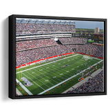 New England Patriots Wall Art Gillette Stadium Framed Canvas Prints,Sport Stadium Art Prints, Fan Gift