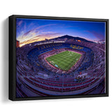 Barcelona Spain Camp Nou, Stadium Canvas, Sport Art, Gift for him, Framed Canvas Prints Wall Art Decor, Framed Picture
