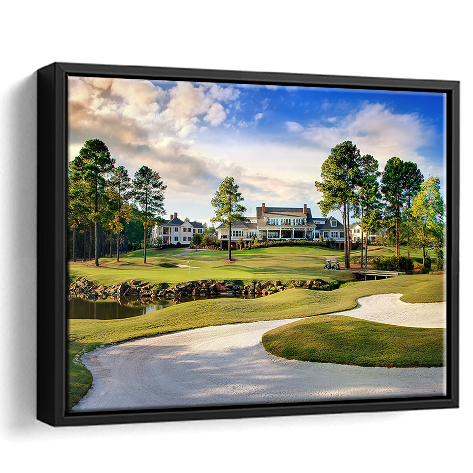 Mid South Golf Course Framed Canvas Prints