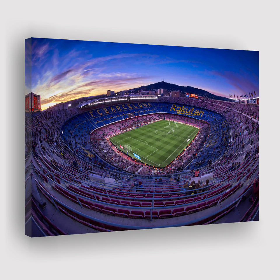 Barcelona Spain Camp Nou, Stadium Canvas, Sport Art, Gift for him, Fan Gift, Canvas Prints Wall Art Decor