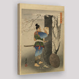 Ogata Gekko Painting Kojima Takanori Writing A Poem On A Cherry Tree, Canvas Painting, Canvas Print Wall Art Decor