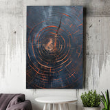 Oil Painting A Close-Up Of An Old Half Of Weathered, Canvas Painting, Canvas Print Wall Art Decor