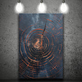Oil Painting A Close-Up Of An Old Half Of Weathered, Canvas Painting, Canvas Print Wall Art Decor