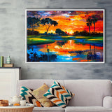 Oil Painting Pinehurst Course Number 2 Golf Courses, Golf Art Print, Gift for him, Framed Canvas Prints Wall Art