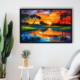 Oil Painting Pinehurst Course Number 2 Golf Courses, Golf Art Print, Gift for him, Framed Canvas Prints Wall Art