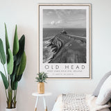 Old Head Golf Links, 4th Hole, Ireland, Golf Art Print, Floating Frame, Framed Canvas Print Wall Art