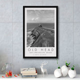 Old Head Golf Links, 4th Hole, Ireland, Golf Art Print, Floating Frame, Framed Canvas Print Wall Art